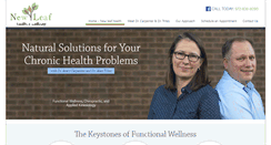 Desktop Screenshot of newleafhealthandwellness.com